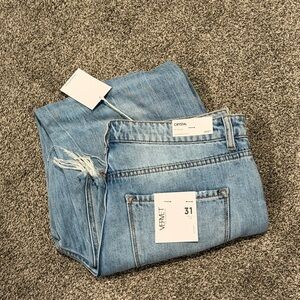 VERVET Women's 90's Vintage Light Blue Flare Jeans size 31